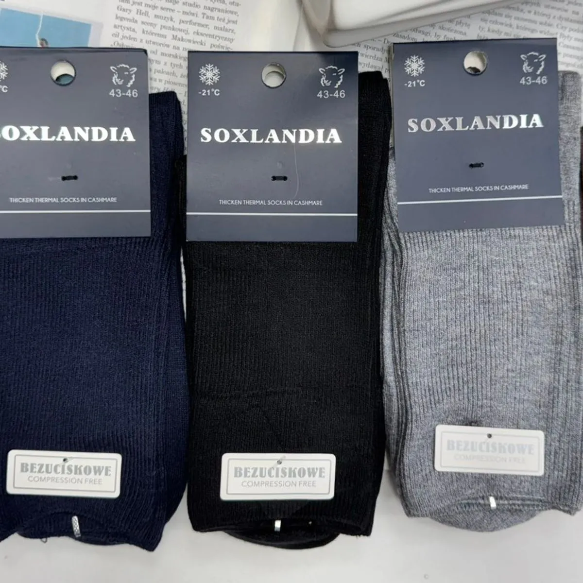 Skarpetki męskie Soxlandia 5 par różne kolory