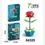 Zestaw klocków Kwiaty Kolorowe 7Toys 64325