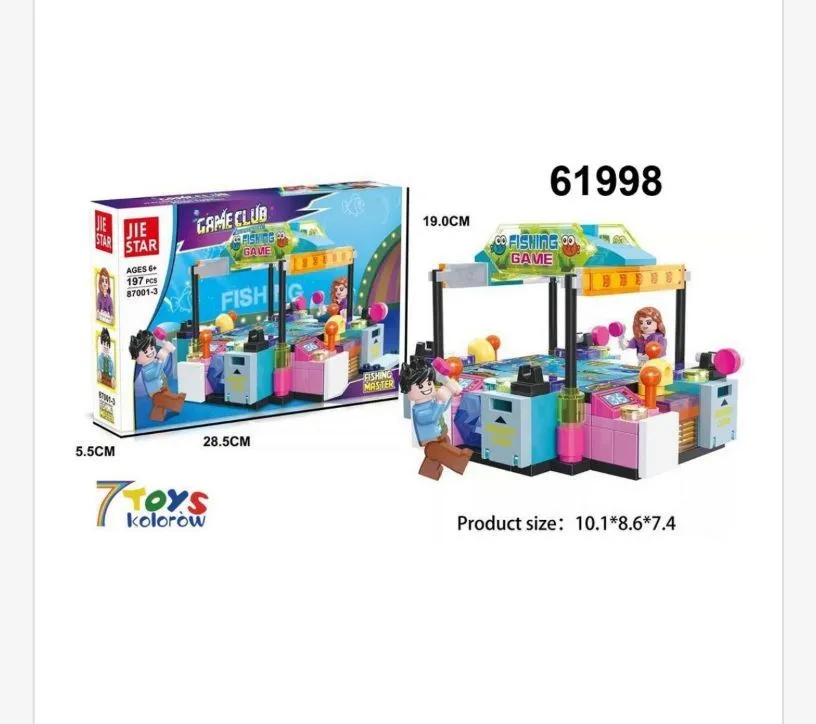 Zestaw klocków Game Club Stoisko z grą w rybki 10.96x7.4cm