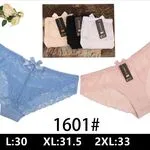Majtki damskie koronkowe 1601# L:30 XL:31.5 2XL:33