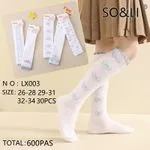 Skarpetki Damskie z Motywem Motyli SIZ 26-28 29-31 32-34 30-31 LX003
