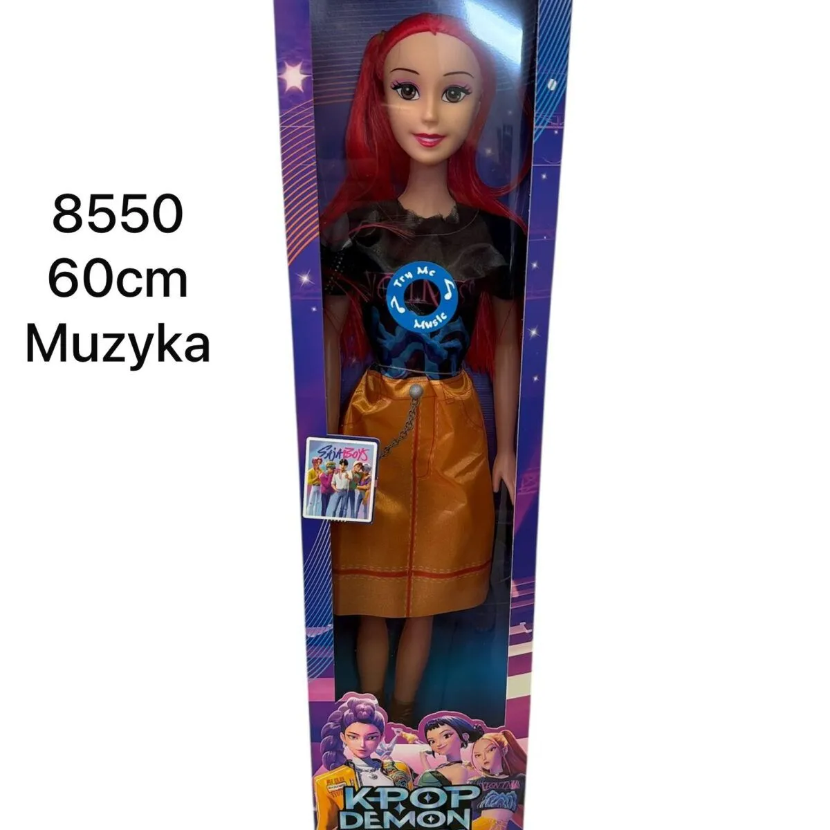 Lalka Kpop Demon Hunters 60 cm z muzyką 3+