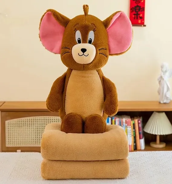 Maskotka Tom i Jerry z Kocyk Szary Brązowy