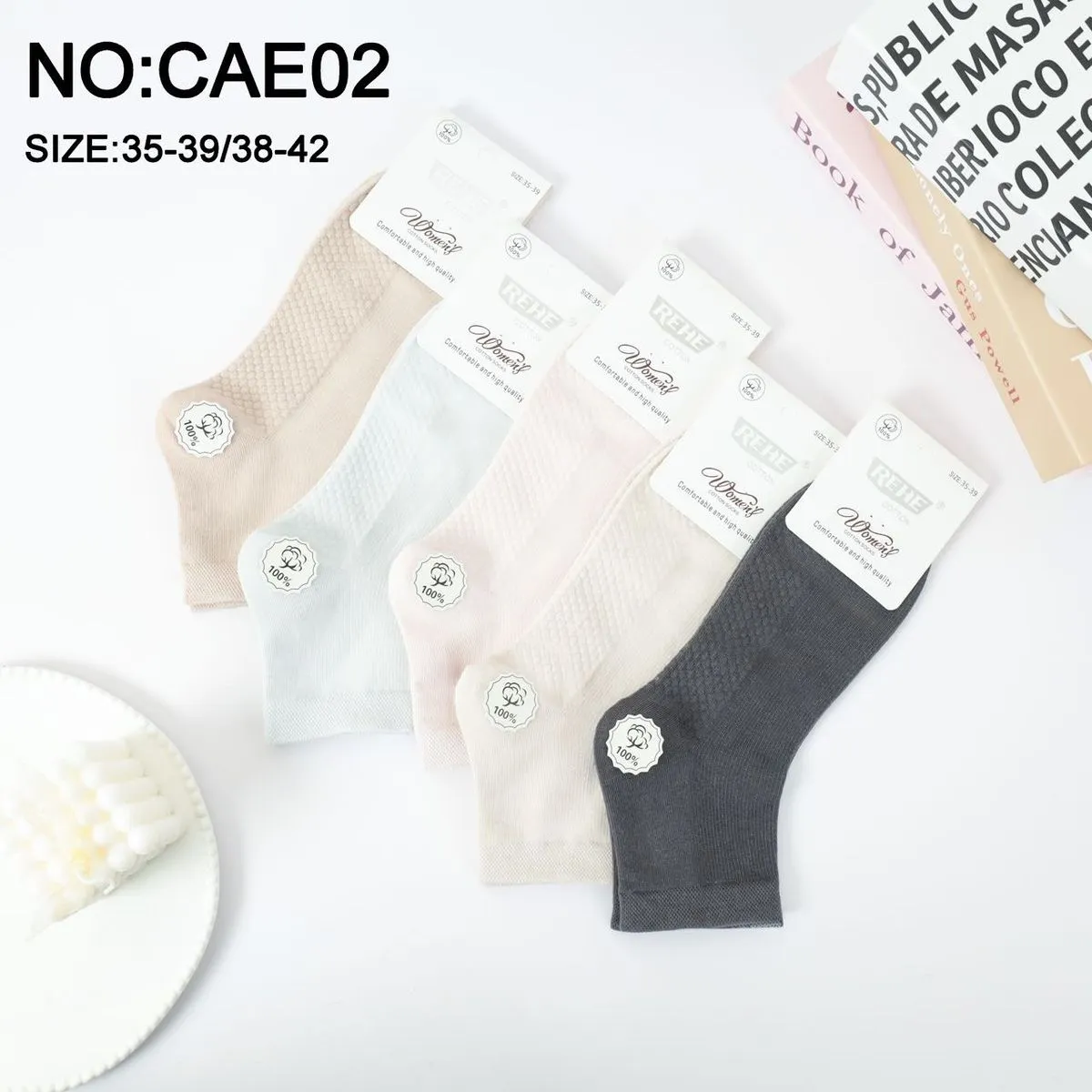 Skarpetki Viscose NO:CAE02 Rozmiar 35-38/39-42 Unisex