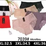 Majtki damskie mikrofibra 2XL-4XL 7039#