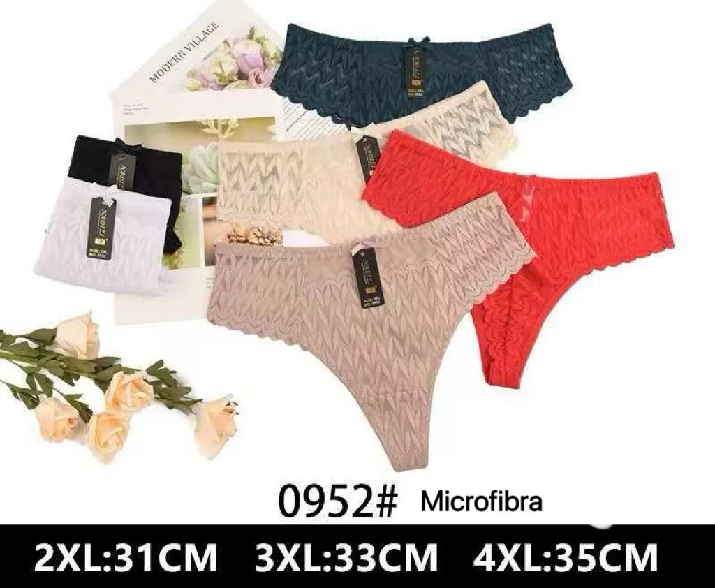 Majtki damskie mikrofibra 2XL-4XL 0952#