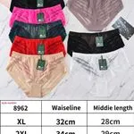 Majtki damskie koronkowe XL-3XL, 6 kolorów, style Waistline/Middle