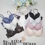 Biustonosz damski push-up 36/80D-44/100D No. 8251