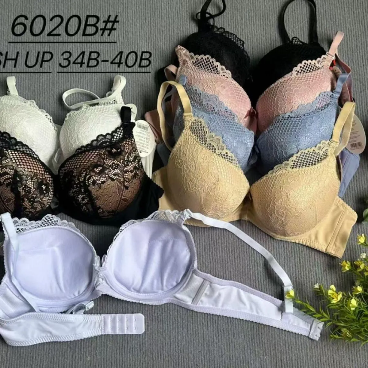 Biustonosz Damski Push-Up 34-40B 6020B