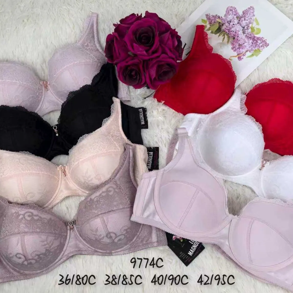 Biustonosz damski 9774C, rozmiary 36B/C 38B/C 40B/C 42B/C