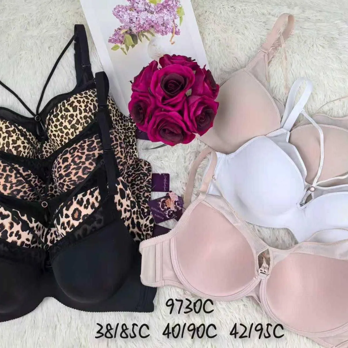 Biustonosz Damski Push-up 9730C różne kolory