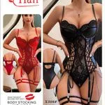 Pijama Damska Sexy Body Stocking Han 3XL-5XL