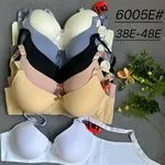 Biustonosz damski bezszwowy 38E-48E, mix kolorów