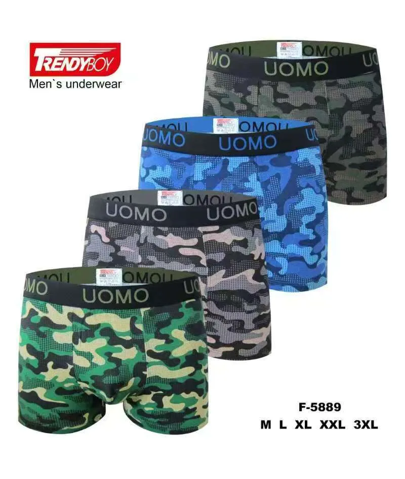 Męskie bokserki TrendyBoy F-589 M L XL XXL 3XL 4 szt