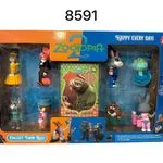 Zootopia Figurki Zestaw 8 szt + Karta 8591