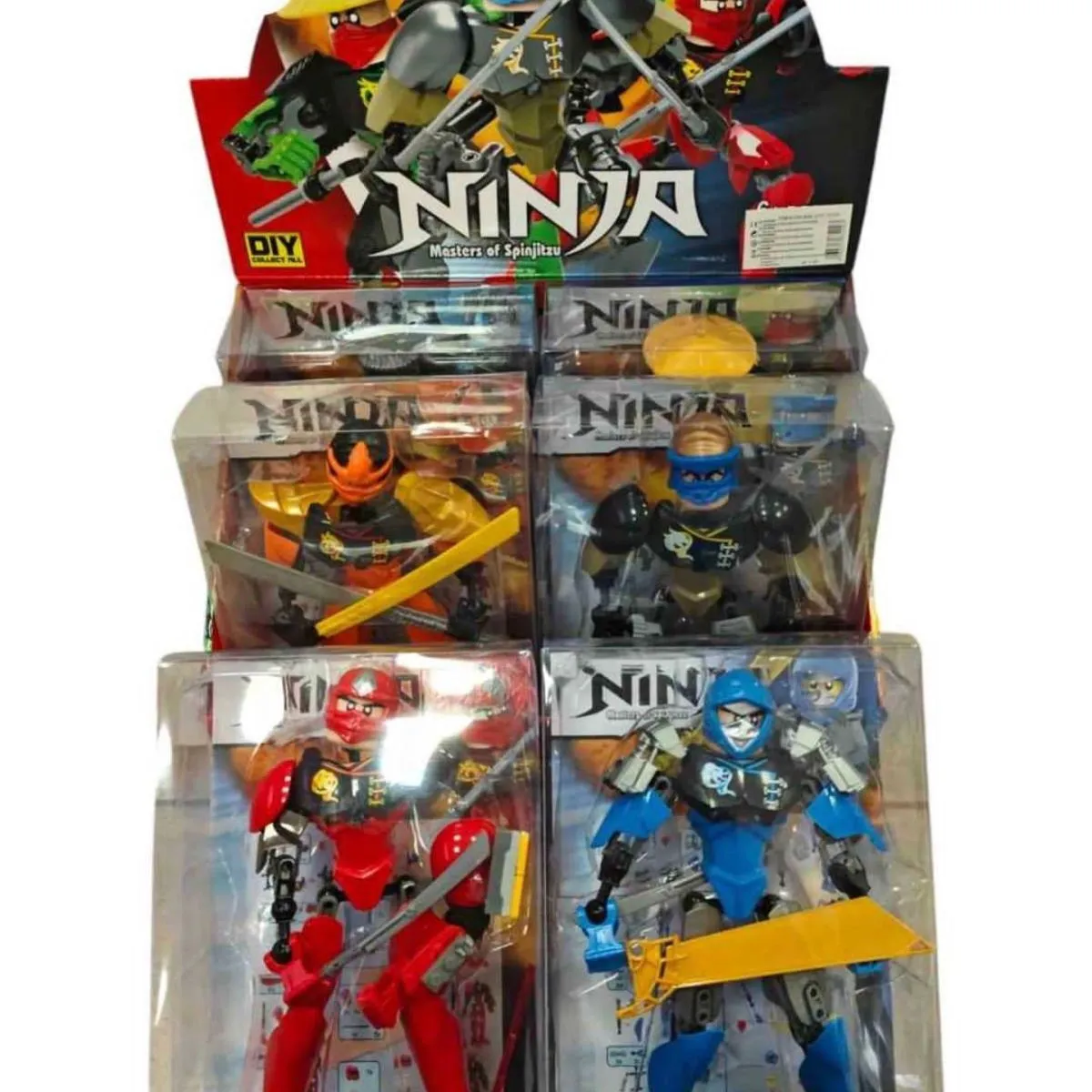 Zestaw figurek Ninja DIY 65885