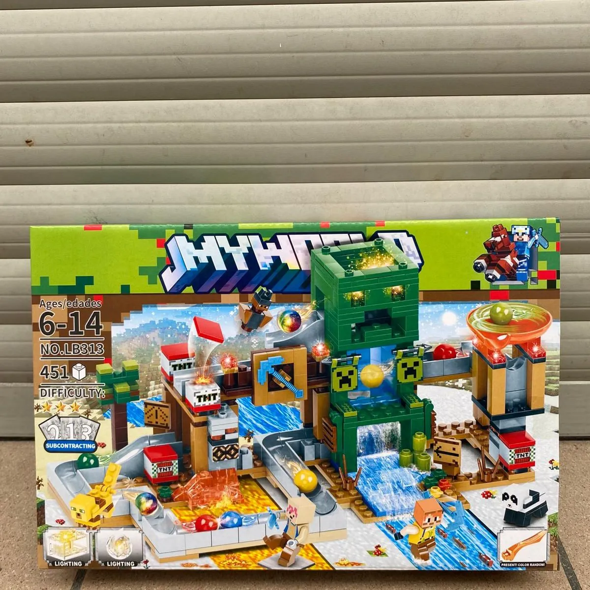 Klocki Magnetic My World Minecraft 451PCS