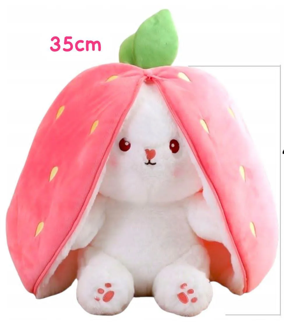 Maskotka Pluszowa Króliczek w Truskawce 35cm