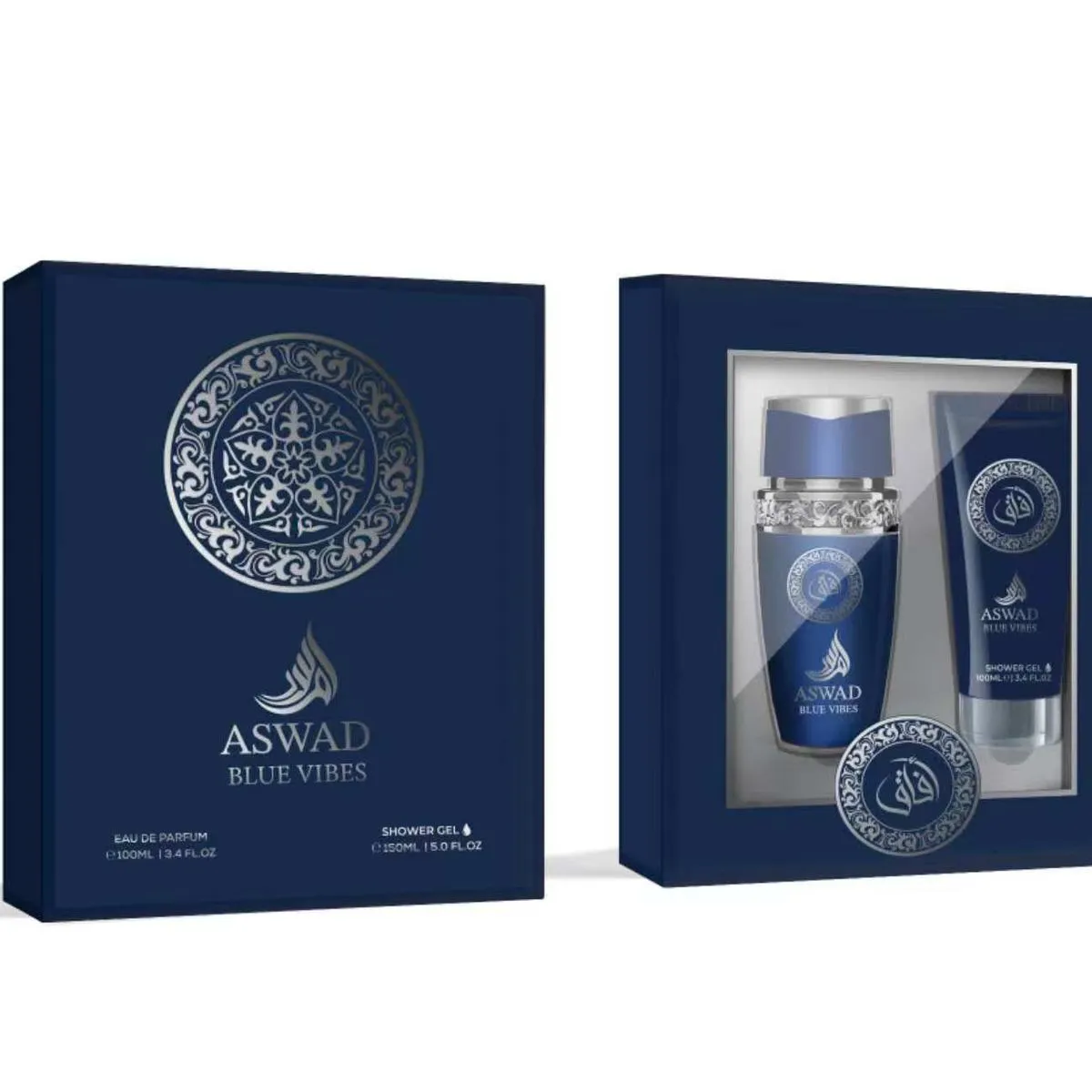 Zestaw Aswad Blue Vibes Perfume + Shower Gel