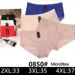 Majtki damskie 0850# mikrofibra 2XL-4XL