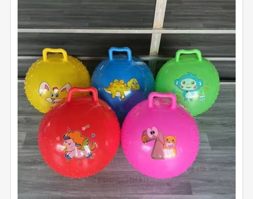 Zabawkowa Piłka Hop-Sak 45cm z uchwytem
