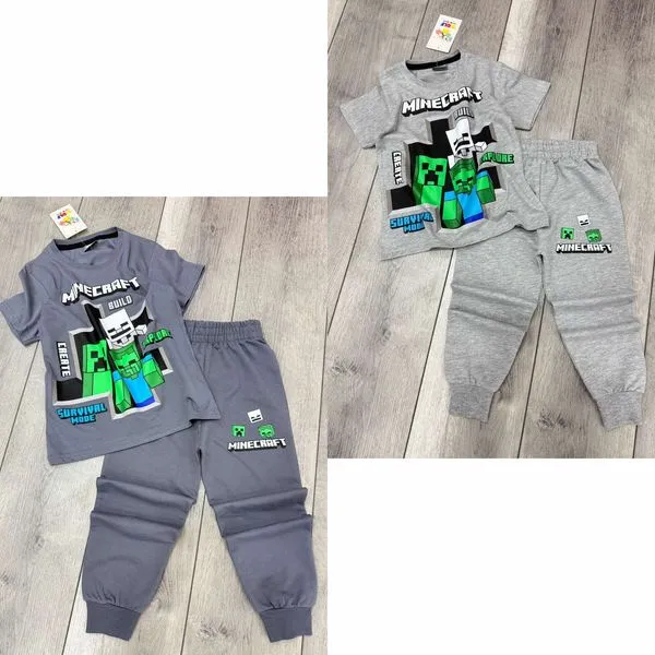 Komplet Ubrań Dziecięcych Minecraft 3-10L