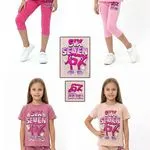 Komplet Ubrań Dziecięcych 4-12L GUY Pink