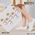 Skarpetki damskie białe Motylyl MZY-101 roz.