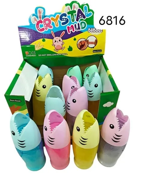 Zabawka Crystal Mud Rekin - Masa Plastyczna, 24 szt.