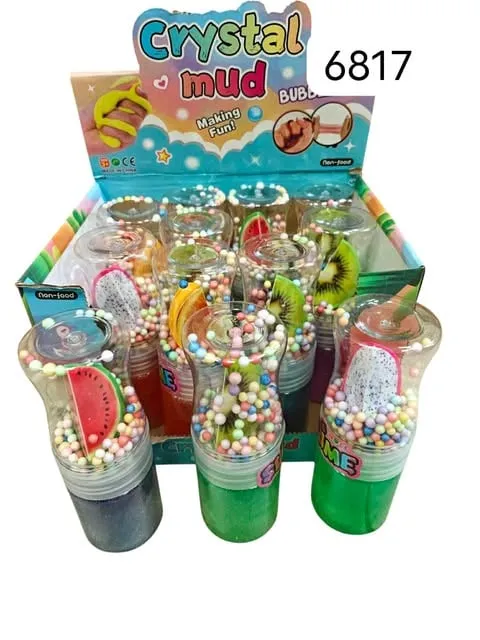 Zabawka Crystal Mud Owoce - Slime z kuleczkami i owocami, 24 szt.