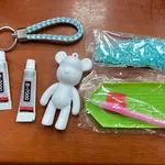 Zabawka Diamentowe DIY Brelok Miś Zestaw Kreatywny 12 szt.