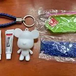 Zabawka Diamentowe DIY Brelok Miś z Cyrkoniami 12 szt.