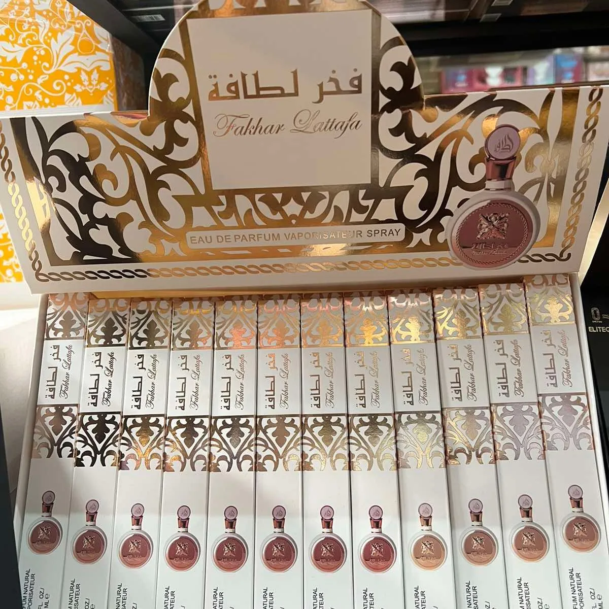 Fakhar Lattafa Eau De Parfum 35ml Spray Złote Zdobienia