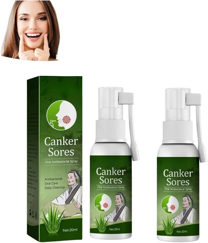 Spray na afty Canker Sore Relief 20ml antybakteryjny z aplikatorem