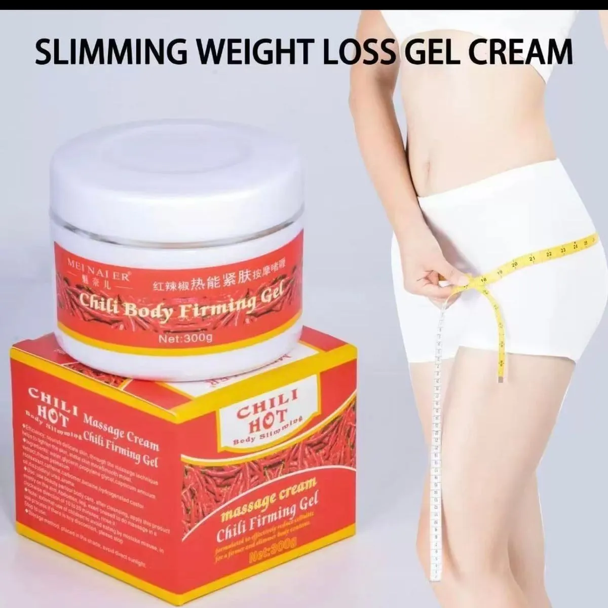 Żel Chili Hot Body Slimming MEI NAI ER 300g Ujędrniający