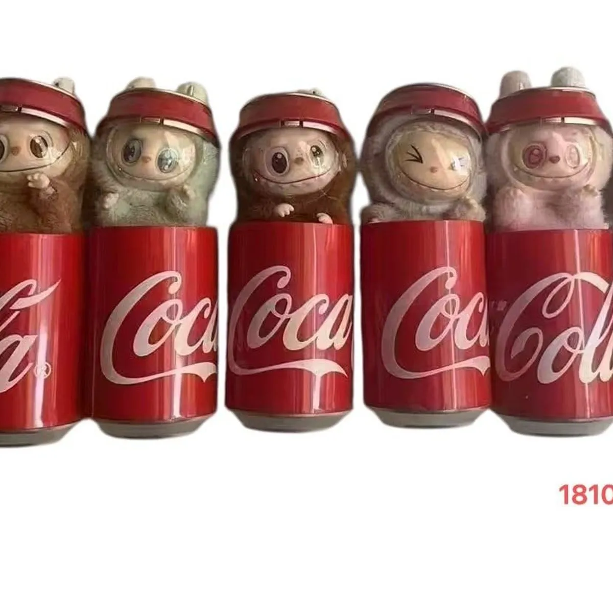 Labubu CocaCola - Pluszowa Figurka w Puszce, Mix Kolorów, 12 szt.