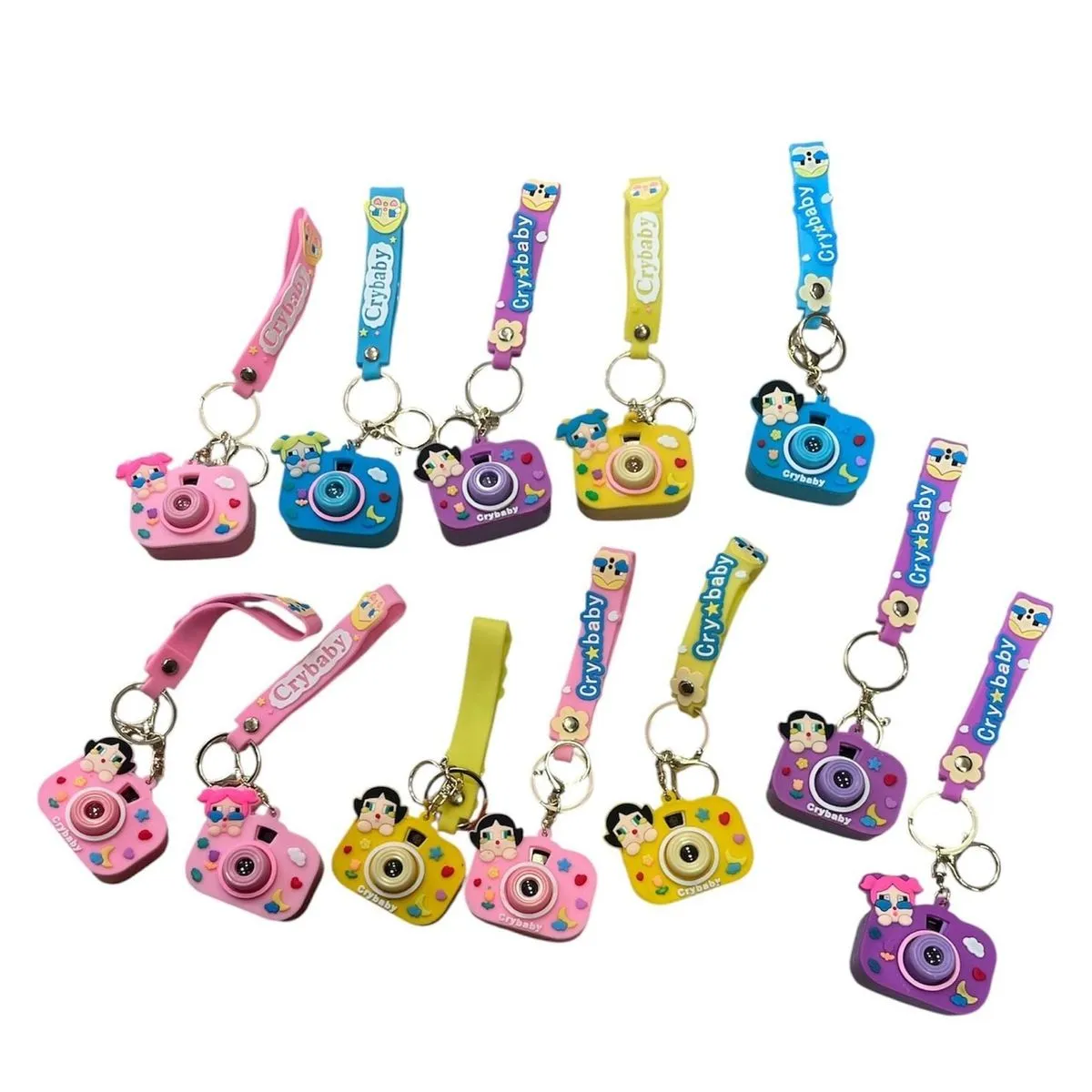Brelok Baby Cry Aparat Fotograficzny z Paskiem 12szt