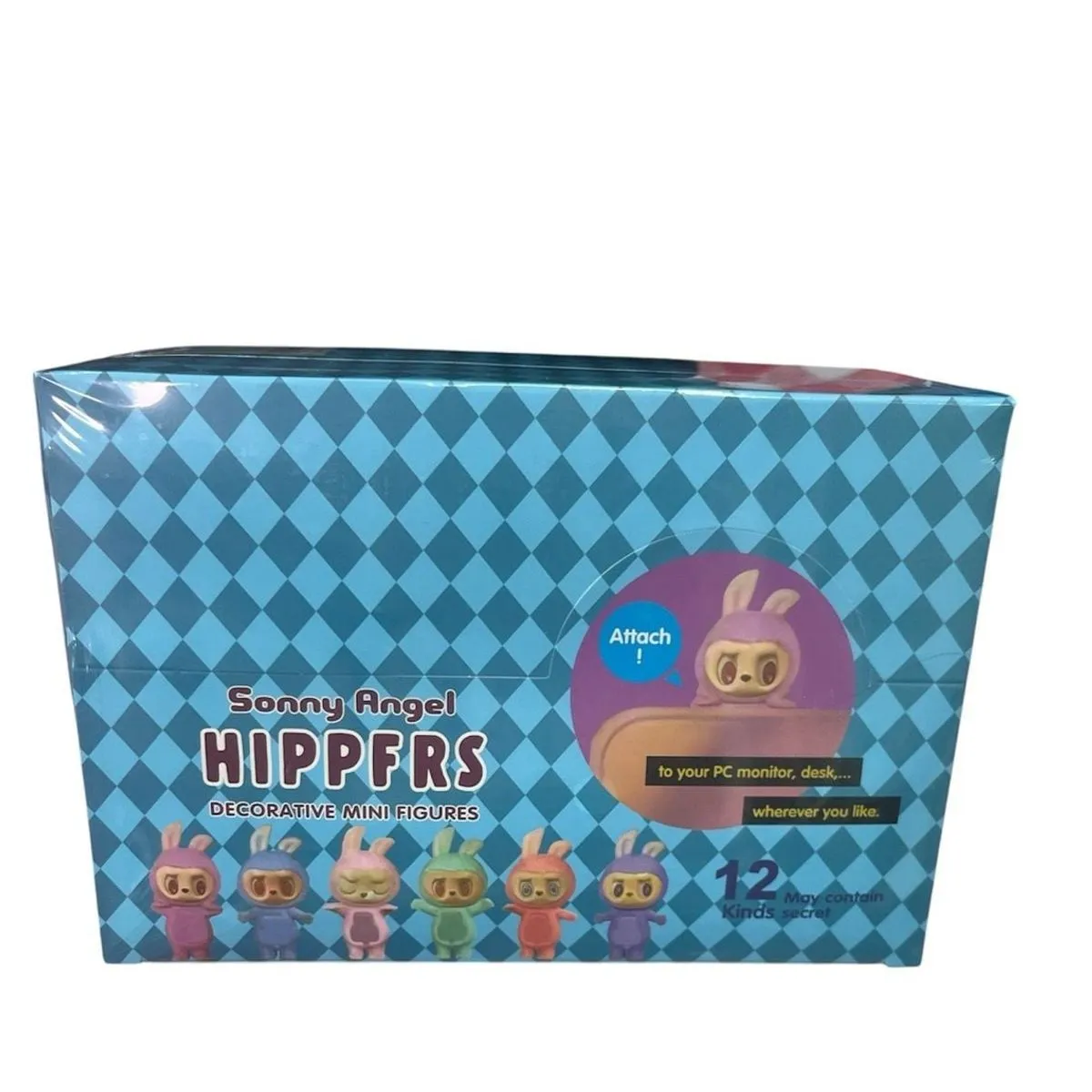 Sonny Angel Hippers - Figurki Dekoracyjne na Monitor 12 szt.