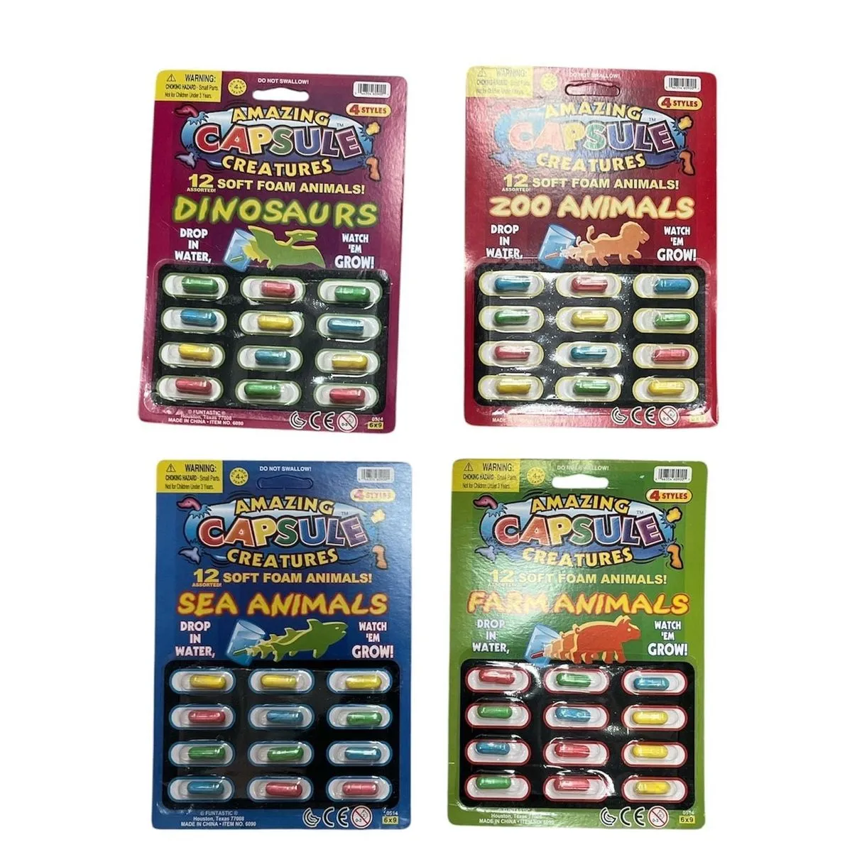 Zabawki Amazing Capsule Creatures Magiczne Kapsułki 24 szt