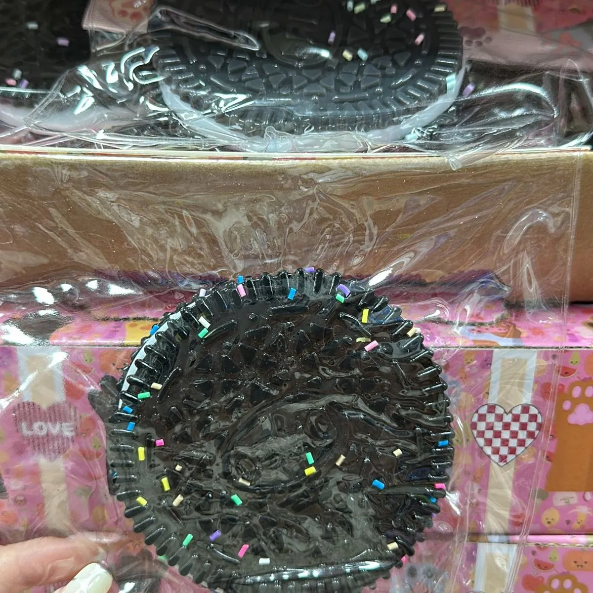 Zabawka Squeeze Toy Oreo Średni - Gniotek Ciastko z Posypką
