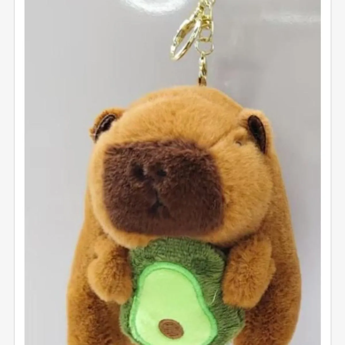 Maskotka Brelok Kapibara z Awokado Pluszowa 12 szt.