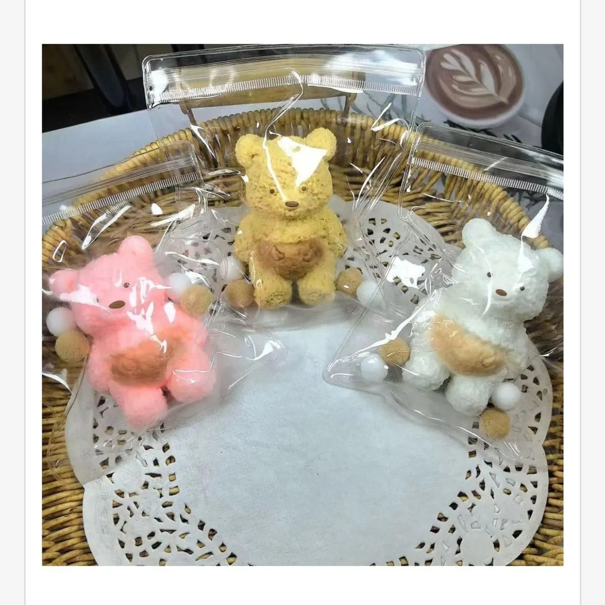 Zabawki Squeeze Toys Miś Flokowany Gniotek Antystresowy 12 szt.