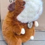 Maskotka Pluszowa Kapibara 30cm Puszysta Brązowo-Biała