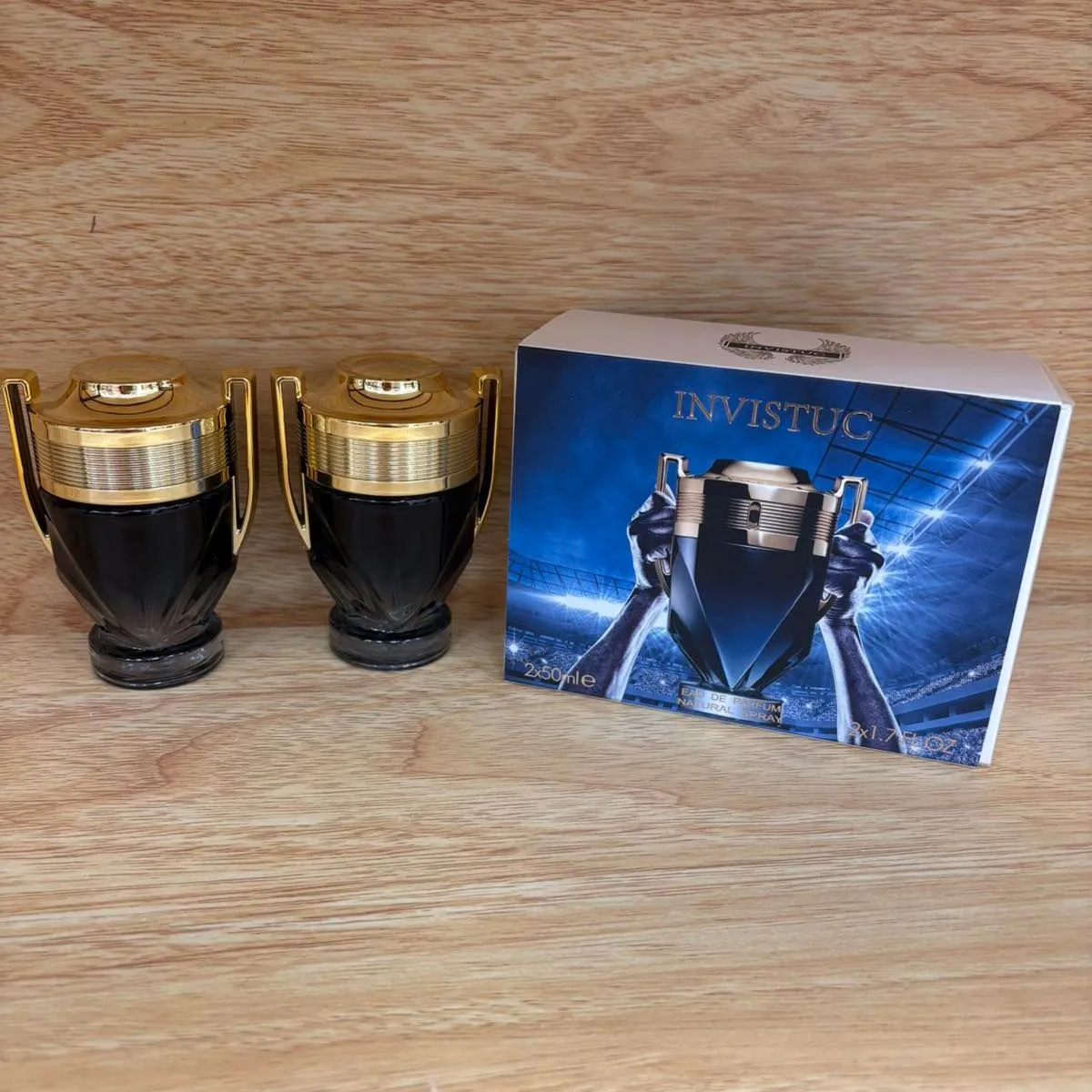 Zestaw Perfum Invistuc 2x50ml - Flakony w kształcie pucharu