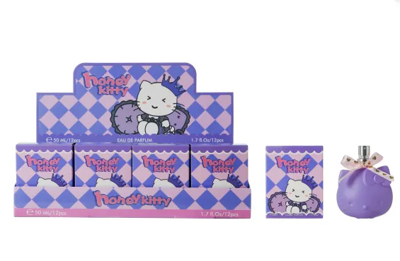 Perfume Honey Kitty dla Dzieci 50ml - Fioletowy Flakon Kotek