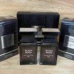 Zestaw Perfum Black Wood 2x50ml Eau de Parfum w Czarnym Pudełku