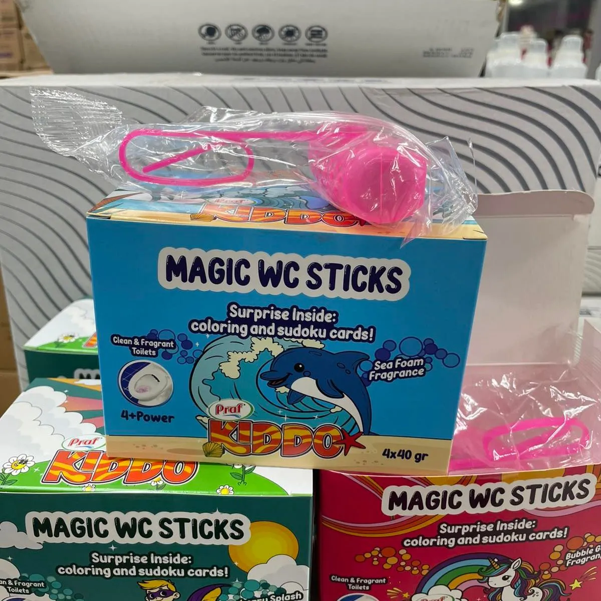 Magic WC Sticks 40g - patyczki do WC z kulkami musującymi