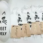 Skarpety damskie Sweet Lovely z kotem L-XL, biały
