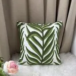 Poszewki dekoracyjne 40x40cm zielone liście