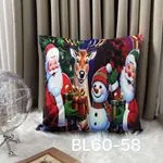 Poszewki Świąteczne 40x40cm z Mikołajem i Reniferem